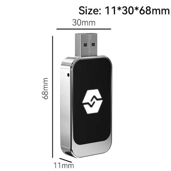 Metal Usb Wireless Carpaly Adapter - 图片 3