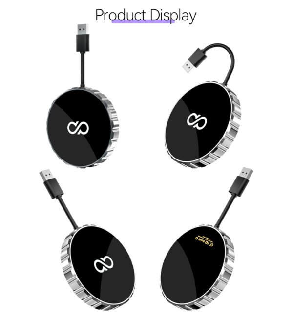 Round wireless carplay adapter - 图片 4