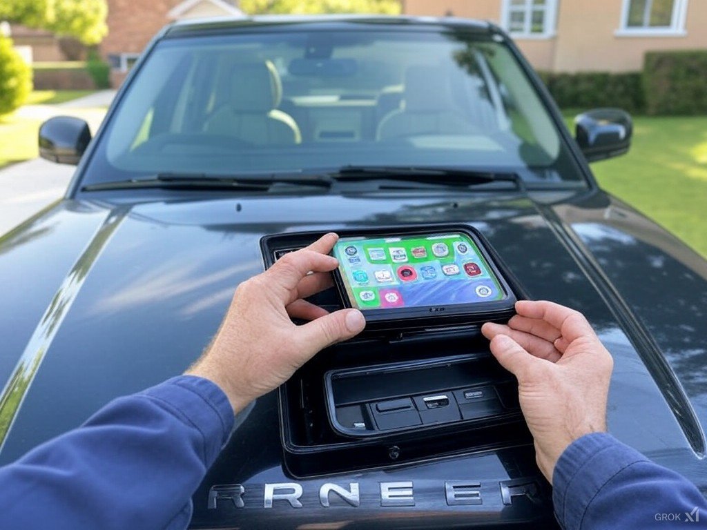2012 range rover sport install apple carplay wireless